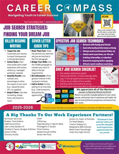 Multiple colors on a newsletter background.