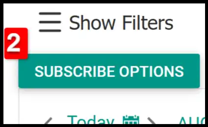 Subscriber Options button