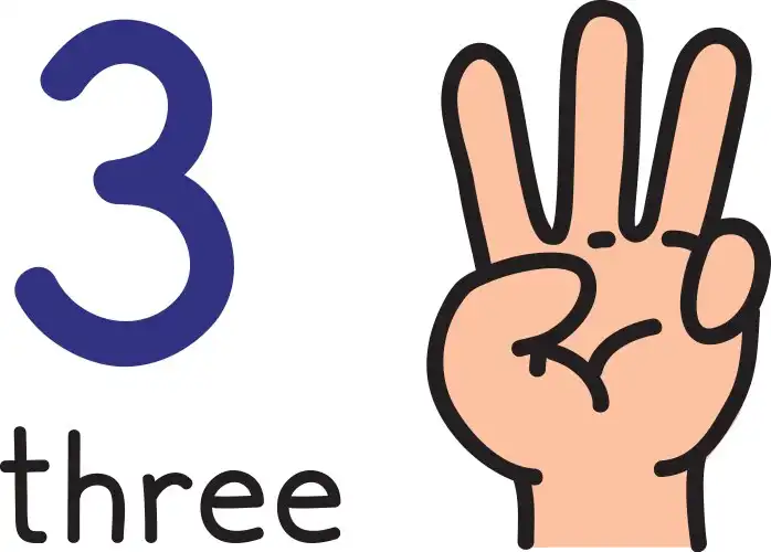 Three in Kid Language