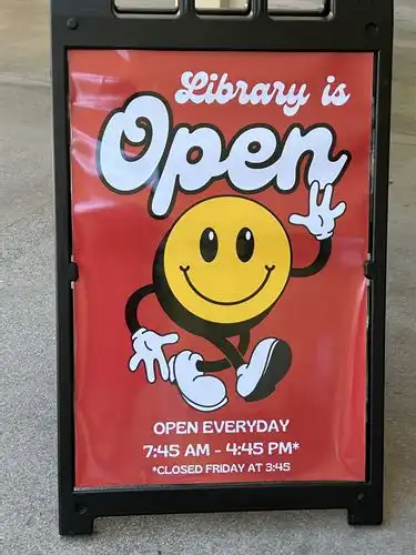 Library is OPEN!