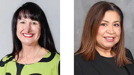 Mary Linden and Maria Rugama