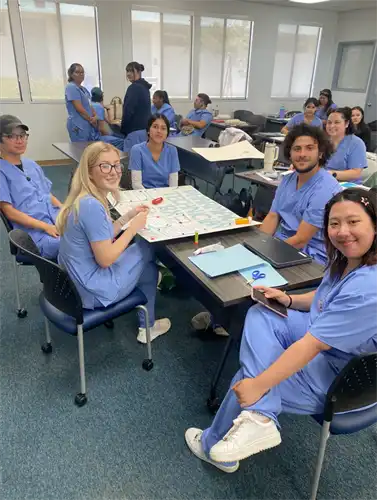 Pharmacy tech students in the classroom