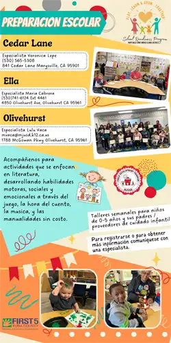 School readiness flyer Spanish