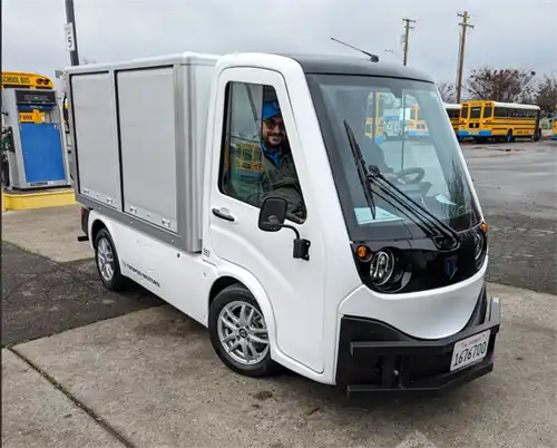 Small EV custodial truck