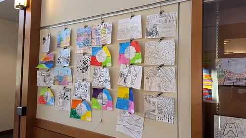 Elementary art display
