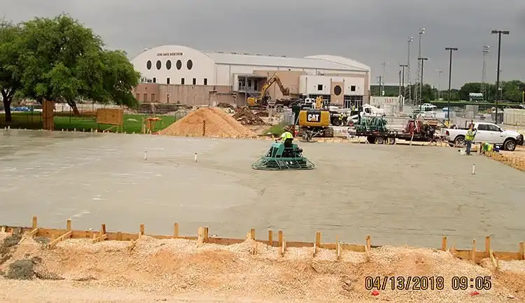 Tennis Courts Concrete Pour