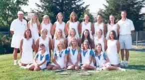 2001 Tennis Team photo