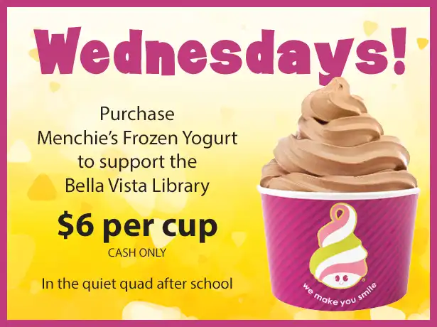 menchies on Wednesdays!