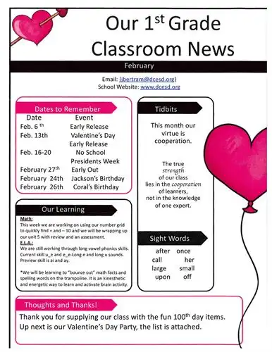 February Newsletter