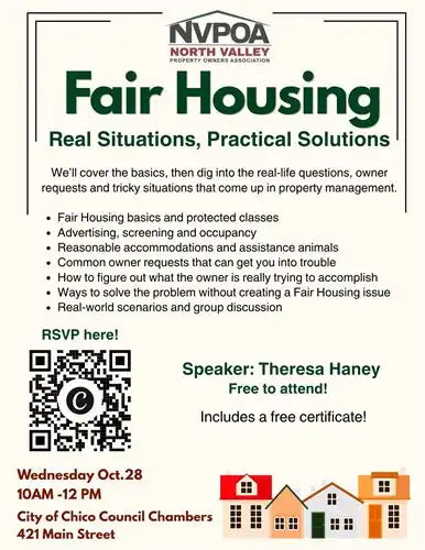Fair Housing Workshop Flyer 10.28.26