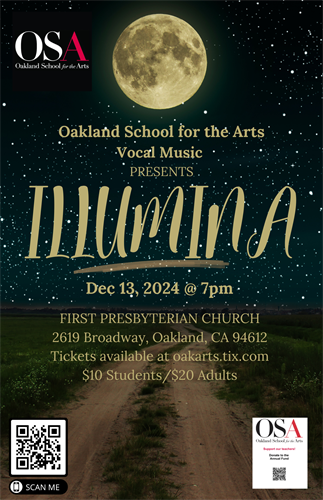 2024 Winter Vocal Music Show Poster