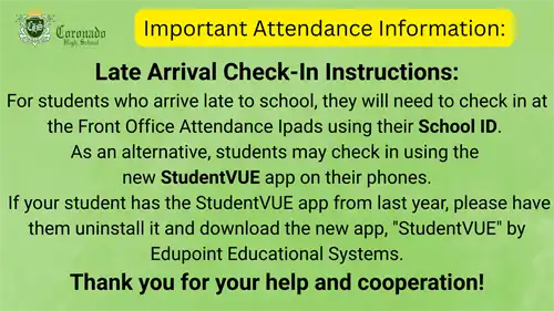 Attendance Checkin Information