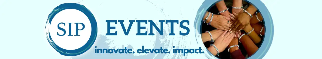 Events page banner - innovate. elevate. impact.