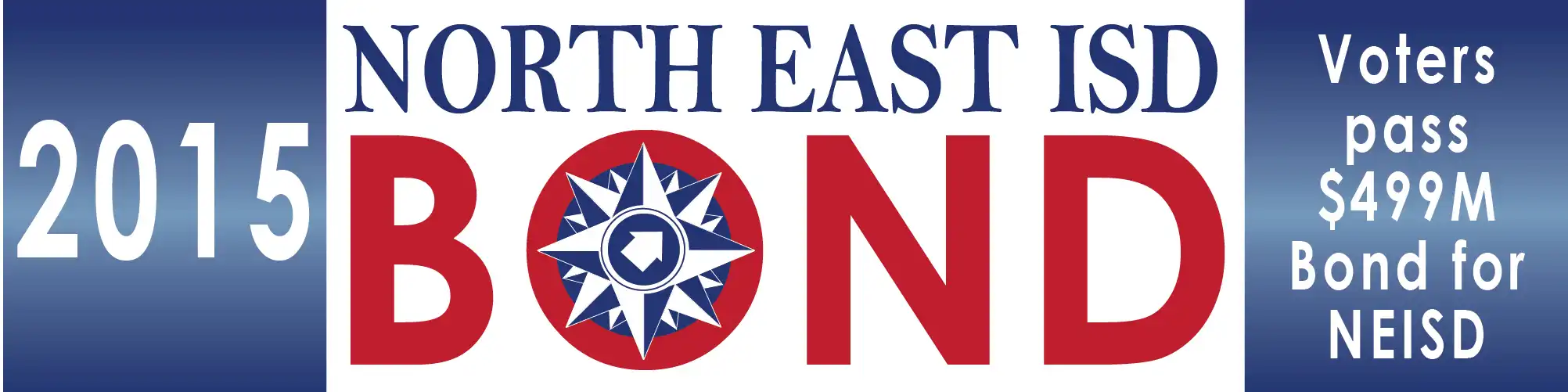North East ISD 2015 Bond - Voters pass $499 Million Bond 