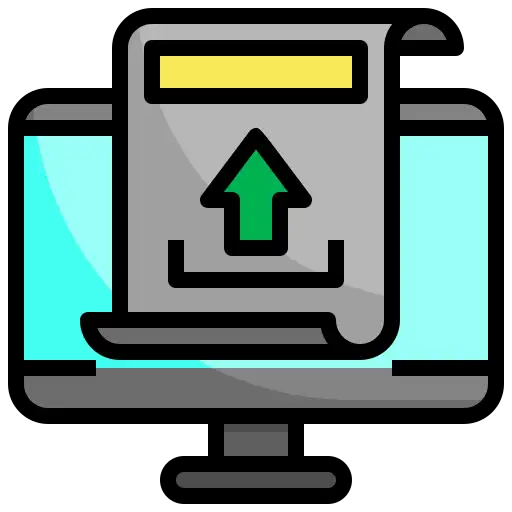 Uploading image with monitor background