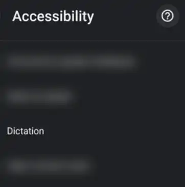 Built-In Accessibility