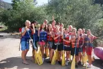 Tennis team ready to canoe