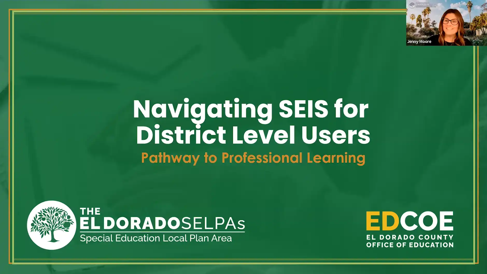 Navigating SEIS for District Level Users - Introduction