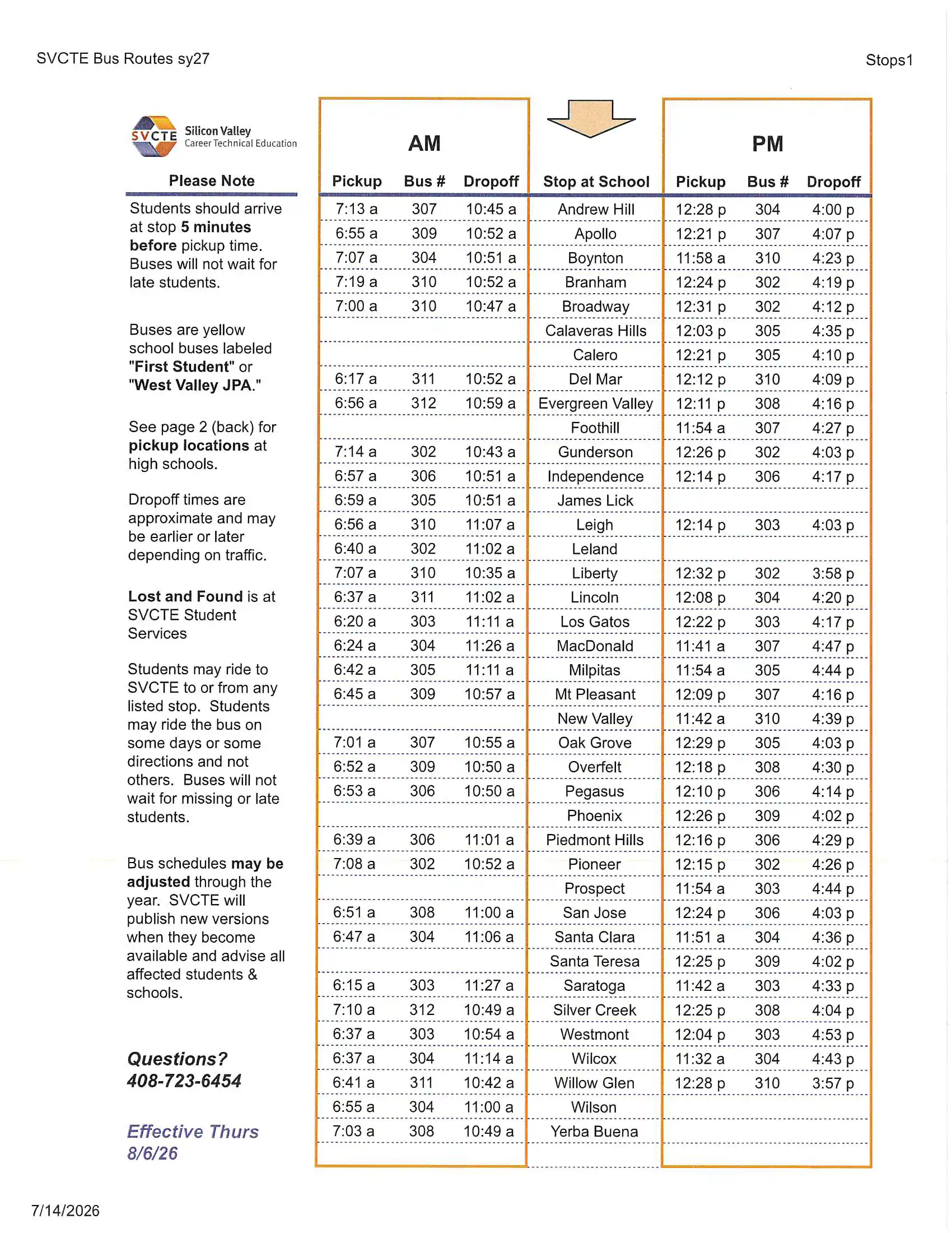 Bus Times