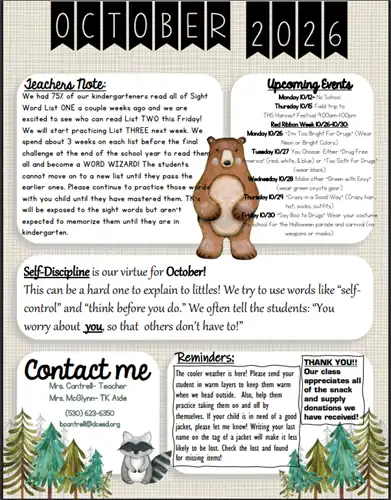TK/K October Newsletter