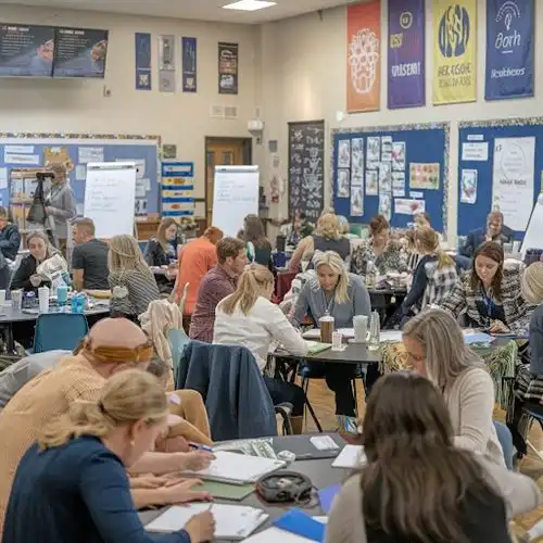 wide angle of event shot