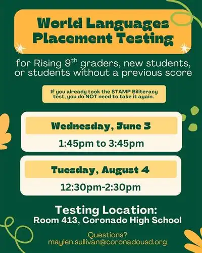 WL Placement Testing 2026 Spring