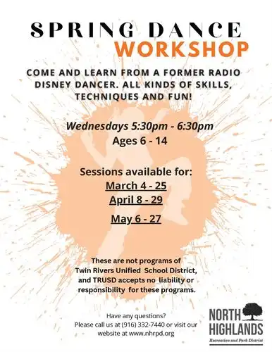 NHRPD Spring Dance Workshop 2026 Flyer