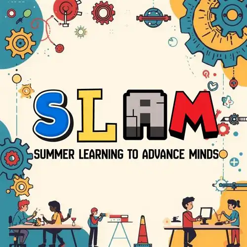 SLAM logo summer banner