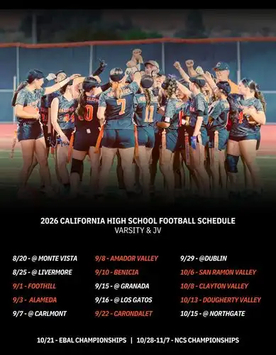 2026 Flag Football Schedule