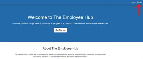 Employee Hub Click Sign In