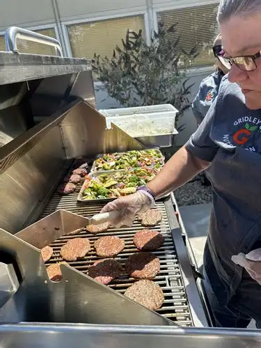 Jessica Lopez grilling