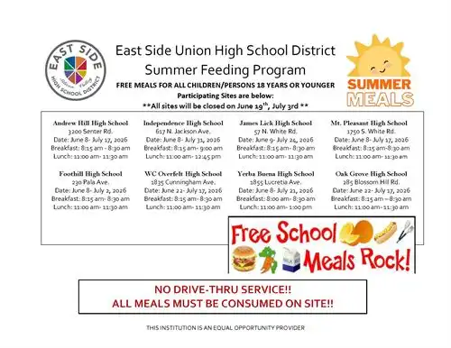 summer feeding flyer