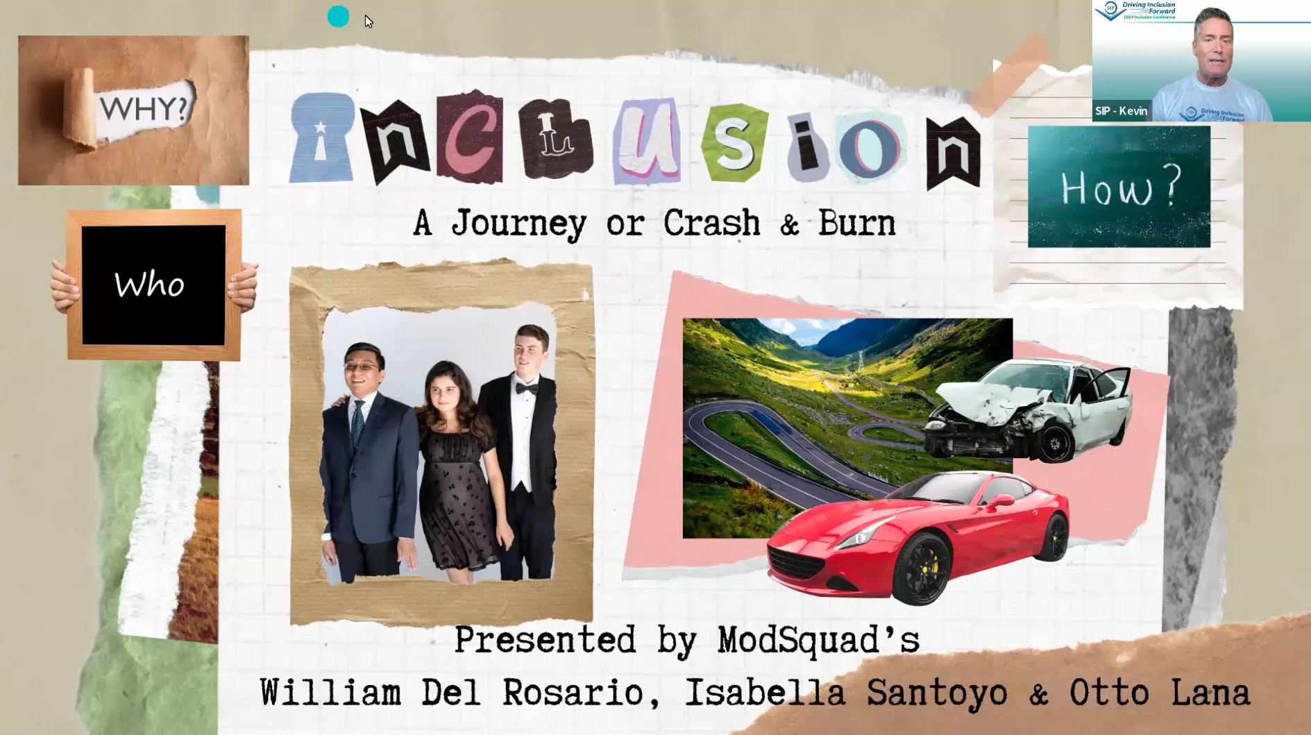 Day 2 - Opening Remarks - Inclusion - A Journey or Crash or Burn