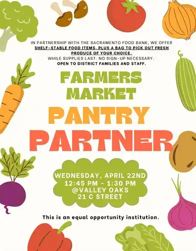 Pantry Partner April 2026 Farmer's Market - English