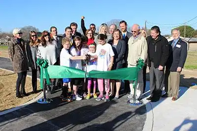 Ribbon cutting at Hidden Forest Elementary School SPARK 