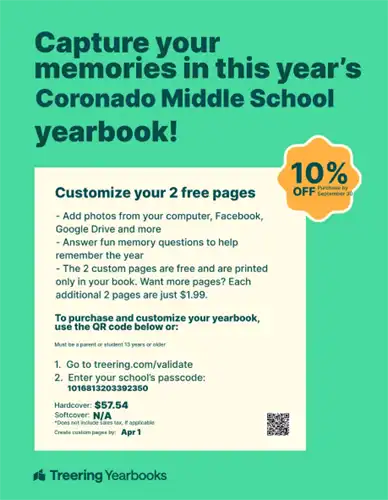 Purchase your yearbook.