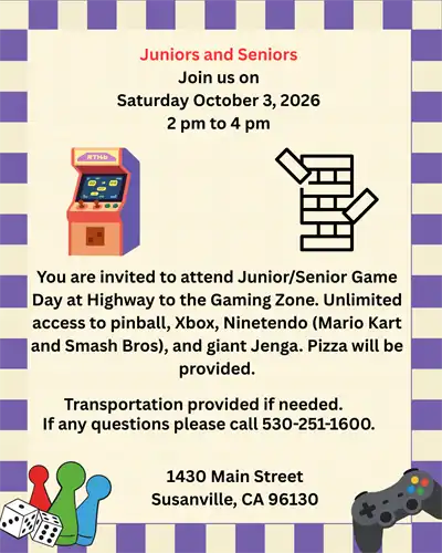 Juniors/Seniors Game Night