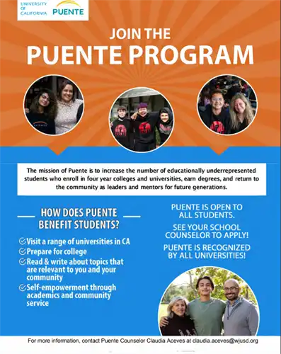Puente Program - English Flier