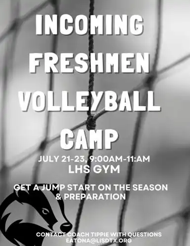 VB freshman camp 2026