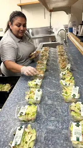 summer salad prep