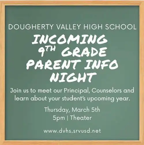 DVHS 9th Grade Info Night