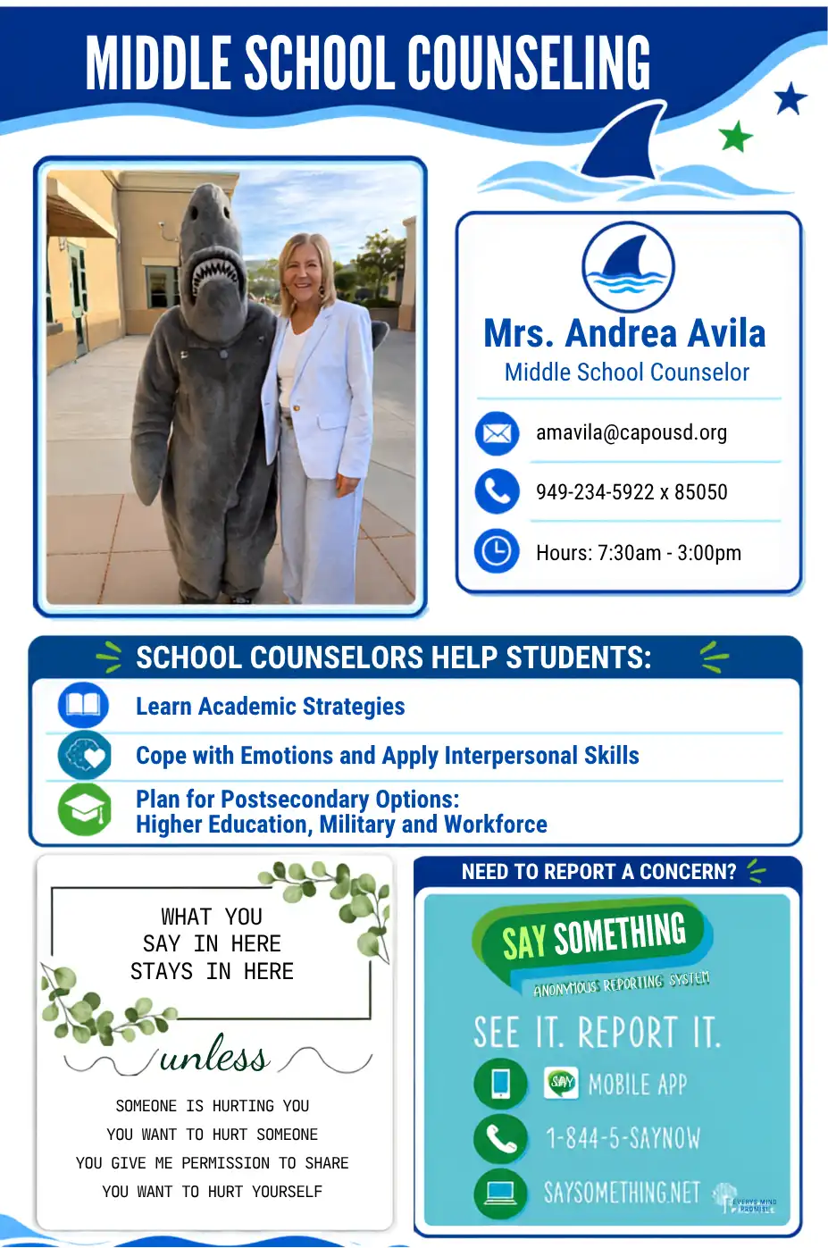 	 Andrea Avila Counselor Page