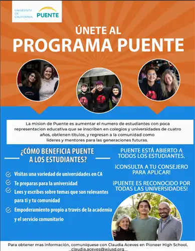 Puente Programa Flier