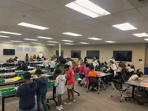 Families at Math Night