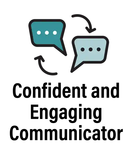 Words: Confident and Engaging Communicator