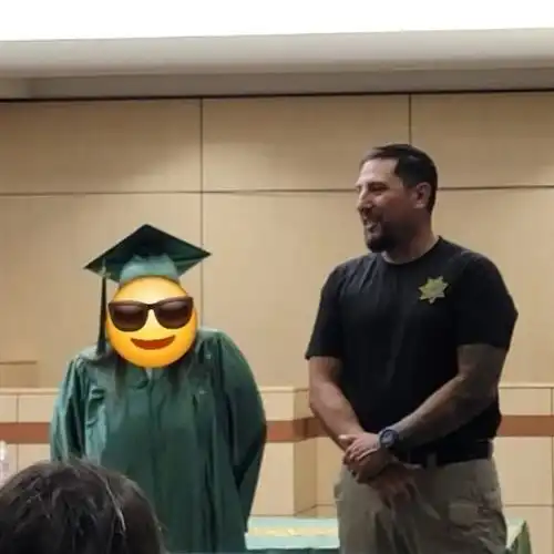 student graduating