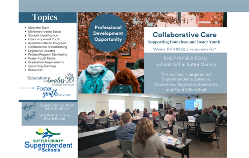 flyer of FYS-EHCY Training