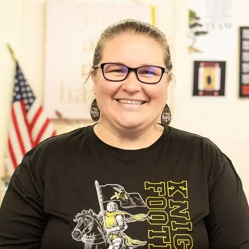 woman smiling