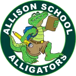 allison alligators school logo.