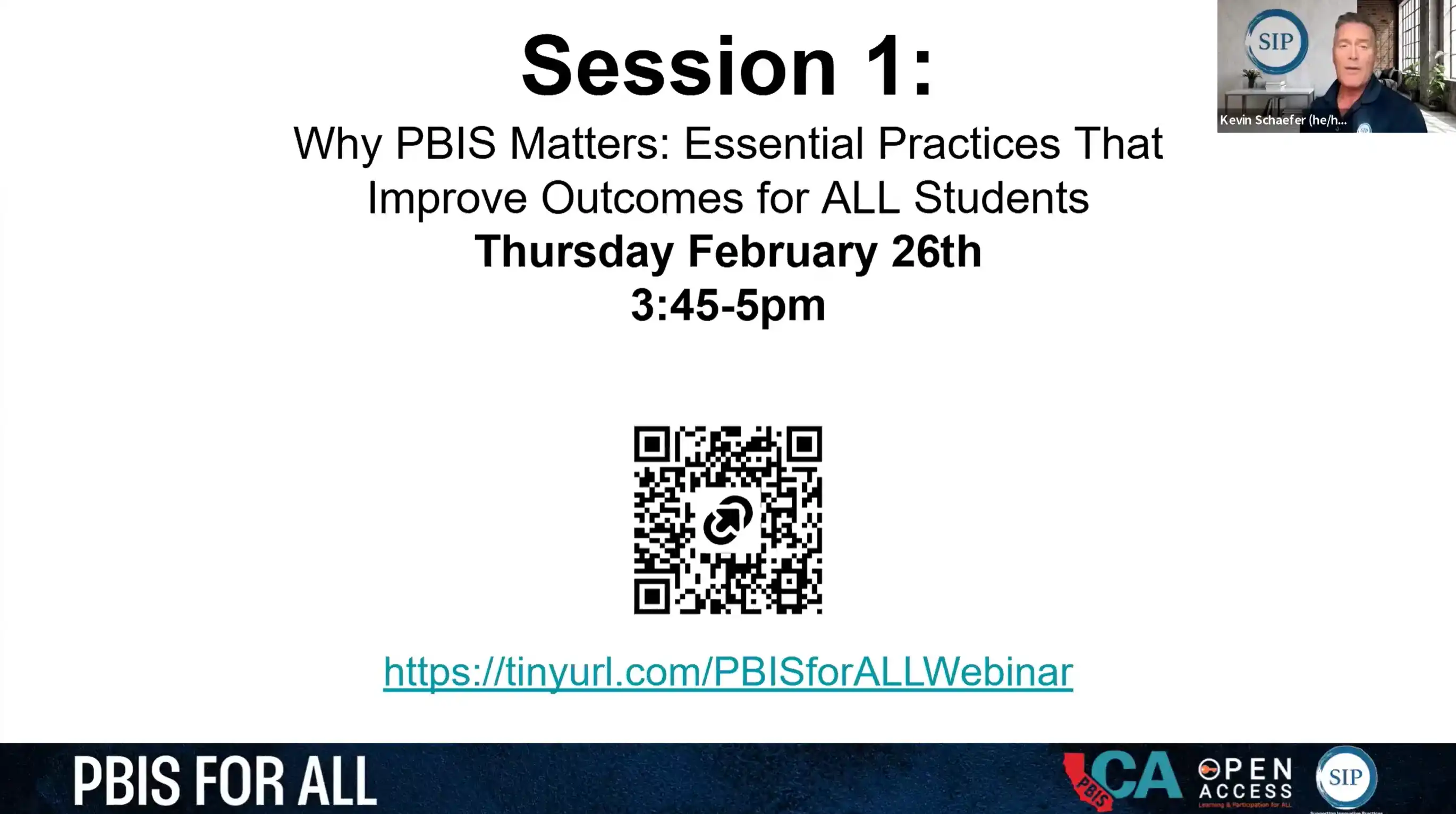 PBIS for All - Session 1 - Why PBIS Matters: Essential Practices That Improve Outcomes for ALL Students